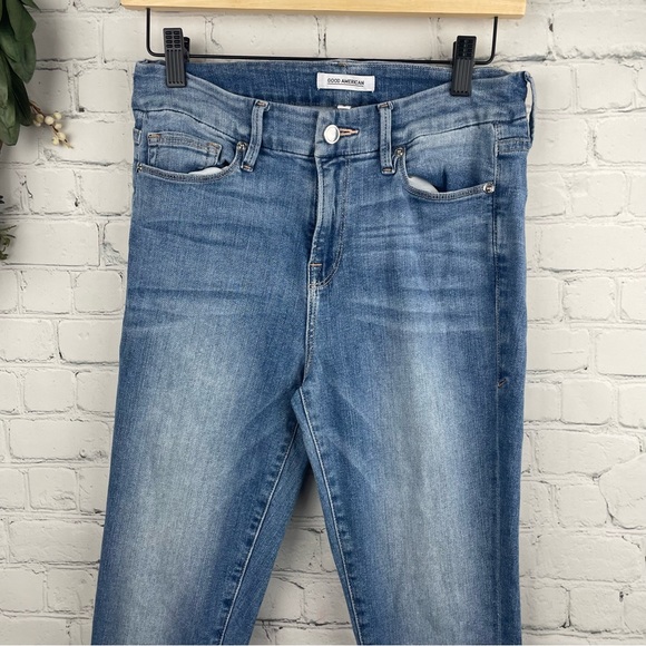 GOOD AMERICAN GOOD LEGS Step Hem Skinny Jeans size 2/26 - Picture 8 of 9